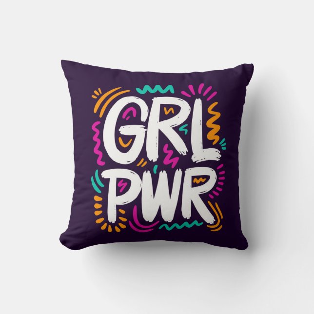 Girl-Power Kissen (Vorderseite)