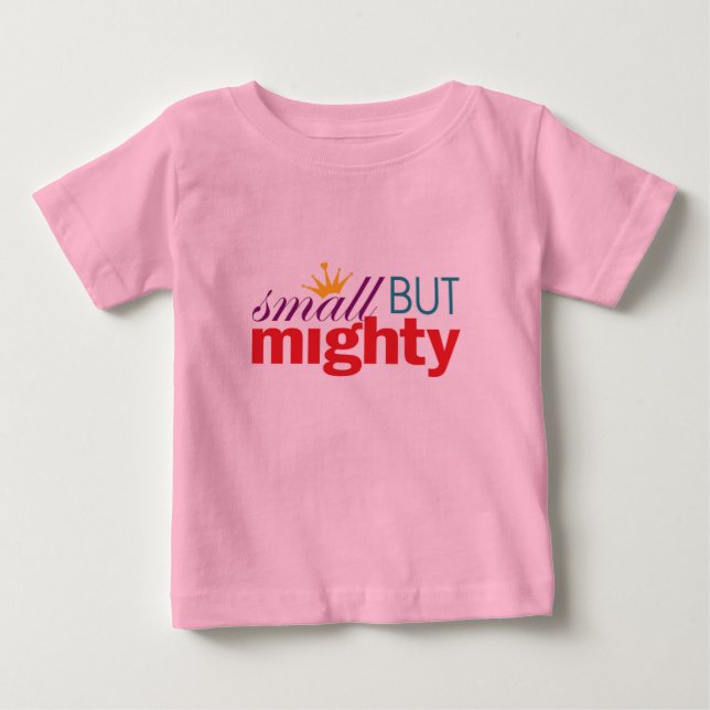Girl-Power - klein, aber mächtig Baby T-shirt (Vorderseite)