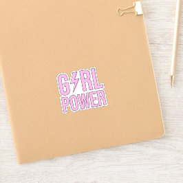 Girl Power Lightning Aufkleber
