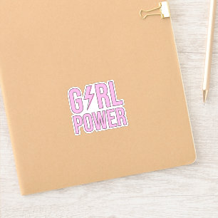 Girl Power Lightning Aufkleber