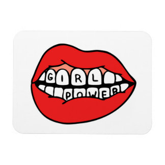Girl Power Lips Magnet