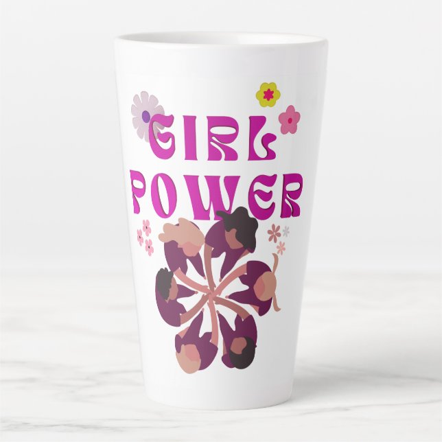 Girl-Power Milchtasse (Vorderseite)