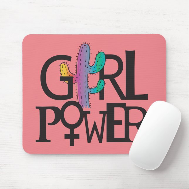 Girl-Power Mousepad (Mit Mouse)