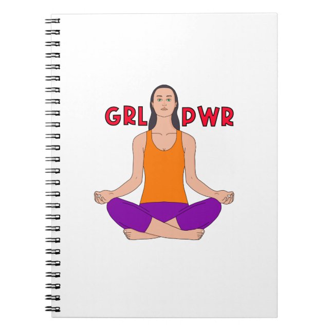 Girl-Power Notizblock (Vorderseite)