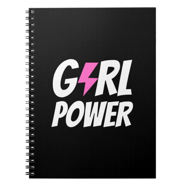 Girl-Power Notizblock (Vorderseite)
