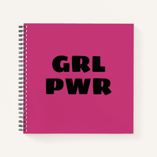 Girl-Power - Notizbuch (Vorderseite)