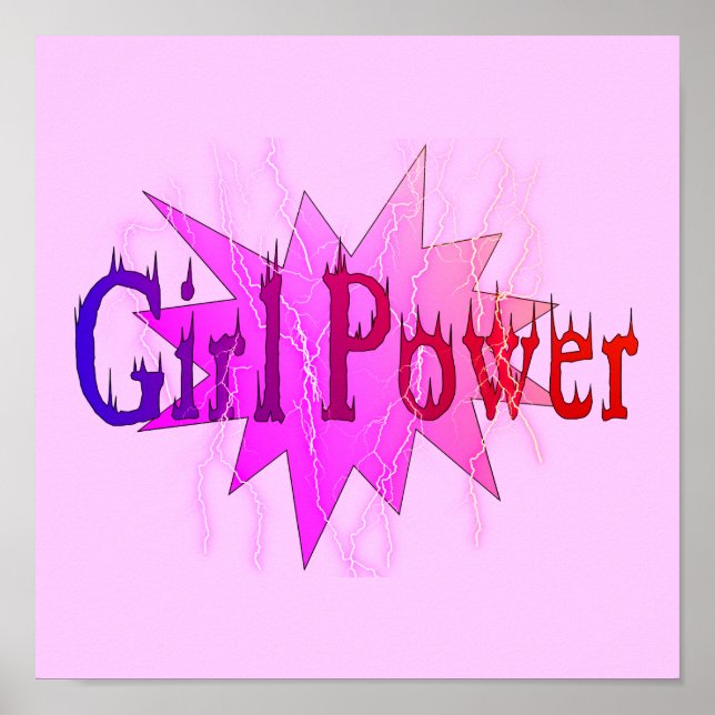 Girl-Power Poster (Vorne)