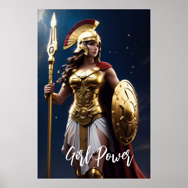 Girl Power ! Poster Athena (Devant)