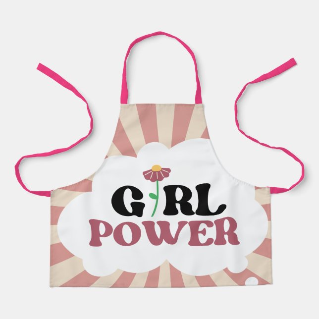 GIRL POWER SCHÜRZE (Vorderseite)