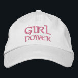 Girl Power Simple Modern Typografy Custom Bestickte Baseballkappe<br><div class="desc">Girl Power Simple Modern Typografy Custom Sticktier Baseball Cap bietet die einfache moderne bestickte Text "Girl Power". Perfekt als Geschenk für Cousin,  Schwester,  Mutter und mehr. Erstellt von Evco Studio www.zazzle.com/store/evcostudio</div>