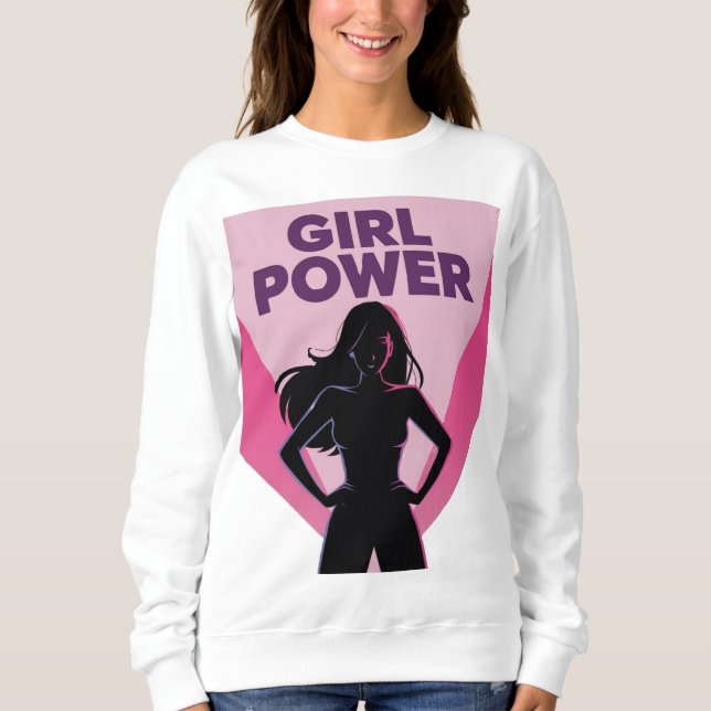 GIRL POWER SWEATSHIRT (Vorderseite)