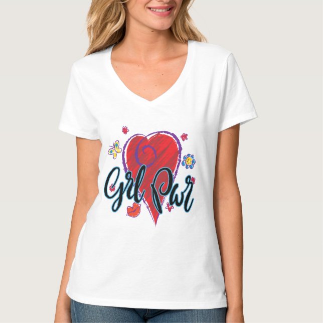 Girl-Power T-Shirt (Vorderseite)