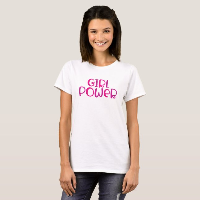 Girl-Power. T-Shirt (Vorne ganz)