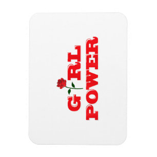 Girl Power T - Shirt - Phantastische Frauen Weibli Magnet