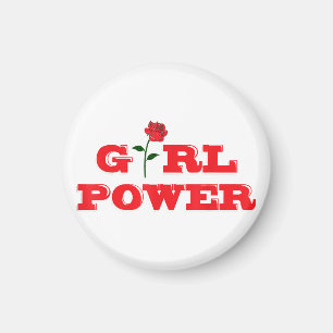 Girl Power T - Shirt - Phantastische Frauen Weibli Magnet