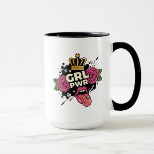 Girl Power Tattoo Style Tasse