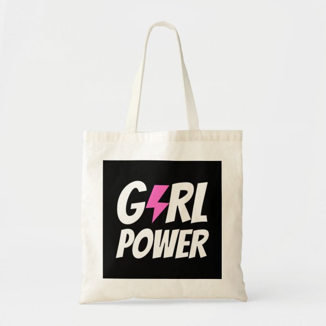 Girl-Power Tragetasche (Vorne)