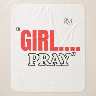 Girl Pray T-Shirt Christliches T-Shirt auf Glaub Sherpadecke