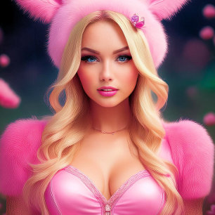 Girl Princess Beautiful Bunny T - Shirt