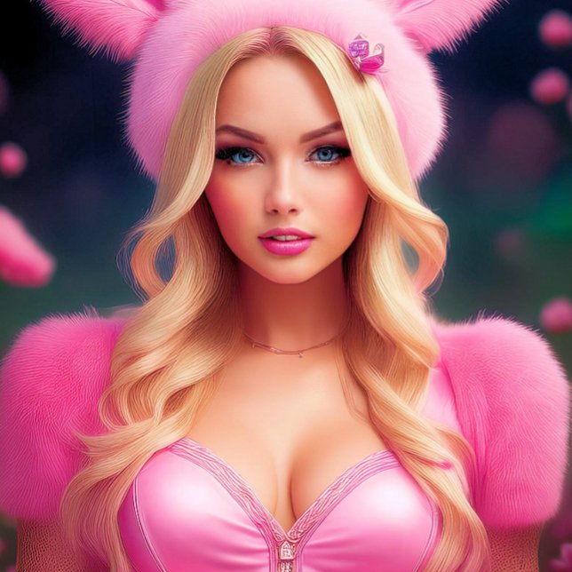 Girl Princess Beautiful Bunny T - Shirt (Von Creator hochgeladen)