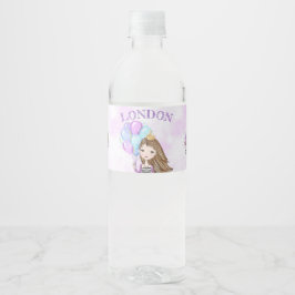 Girl Princess Lavender Turquoise Gold