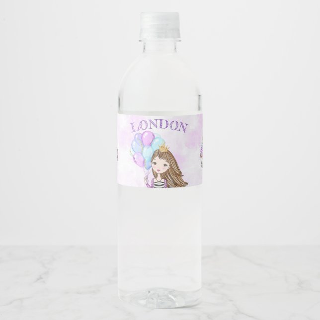 Girl Princess Lavender Turquoise Gold (Vorderseite)