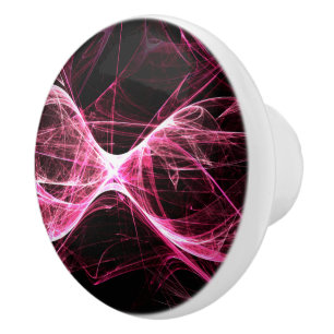Girl Punk Rock Pink Energy Waves Keramikknauf