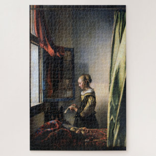 Girl Reading a Letter at a Open Window, Vermeer