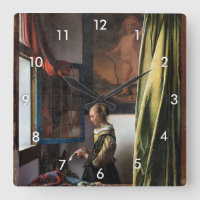 Girl Reading a Letter at a Open Window, Vermeer
