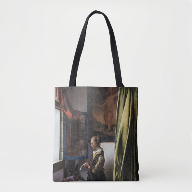 Girl Reading a Letter at a Open Window, Vermeer Tasche (Vorderseite)