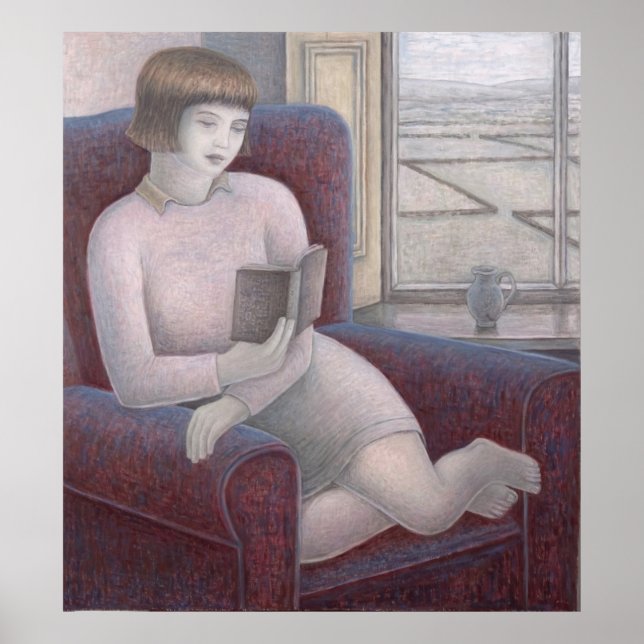 Girl Reading im Sessel 2009 Poster (Vorne)