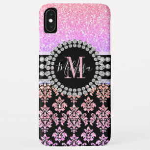 Girl-Rosa-Regenbogen-Glitzer Case-Mate iPhone Hülle