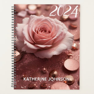 Girl Rose Gold Sparkle Parties scintillant Nom du 