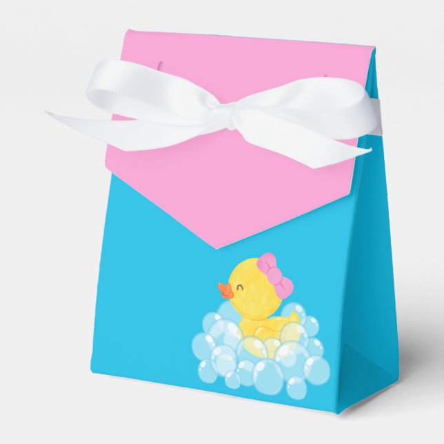 Girl Rubber Duck Baby Duck Leckerei Geschenkschachtel (Vorderseite)