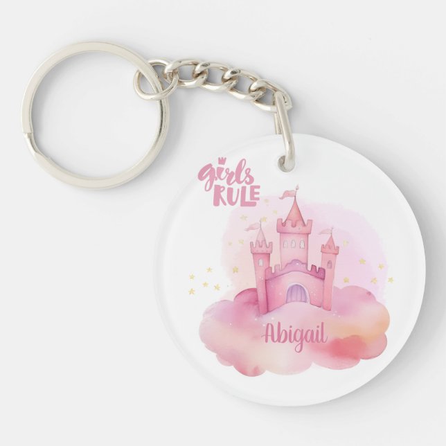 Girl Rule Palace sur le nuage rose personnalisable (Devant)