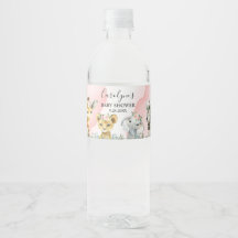Girl Safari Animal Baby Dusche Einladung Grüne