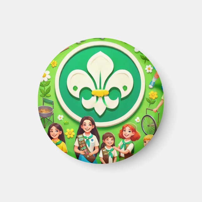 Girl Scout Honor Magnet (Vorne)