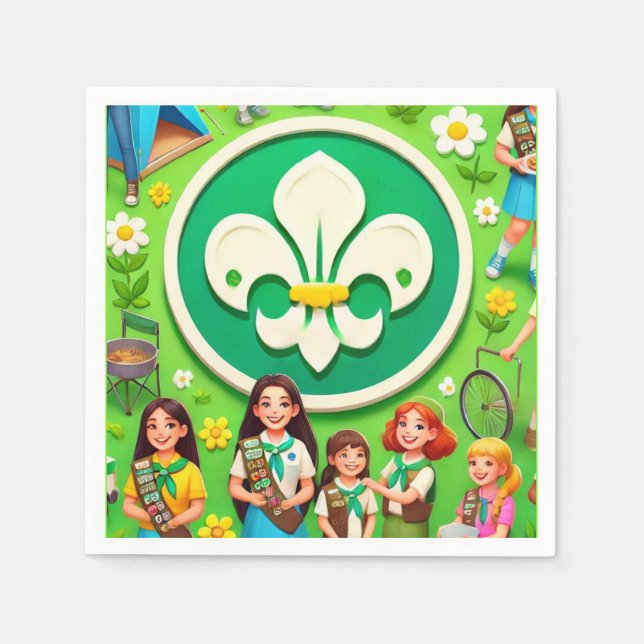 Girl Scout Honor Serviette (Vorderseite)