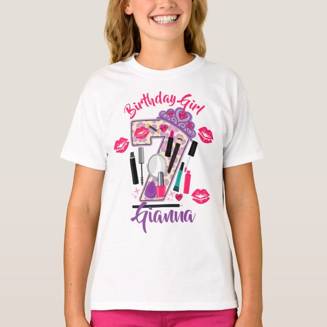 Girl Seven 7 | Wellness-Center Make up | T-Shirt (Vorderseite)