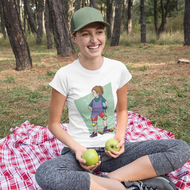 Girl Skateboarder T - Shirt (Von Creator hochgeladen)