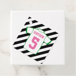 Girl Soccer Geburtstagsparty Feigwarts Tags Geschenkanhänger