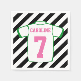 Girl Soccer Geburtstagsparty Napkins Serviette
