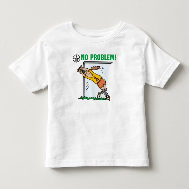 Girl Soccer Goalie T - Shirt und Geschenke (Vorderseite)