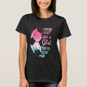 Girl Soccer Player Team reinigt Mama Goalie Captai T-Shirt
