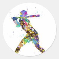 Girl Softball Player
