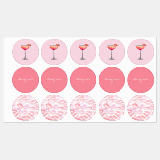 Girl-Sticker Etiketten