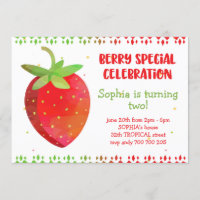 Girl Summer Birthday Berry Special Erdbeere Niedli