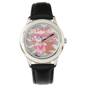 Girl Superhero Bunny Armbanduhr