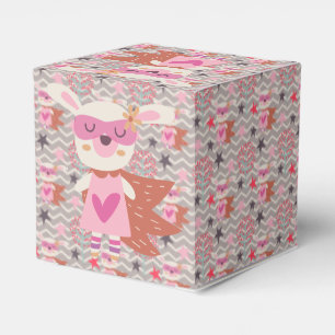 Girl Superhero Bunny Geschenkschachtel
