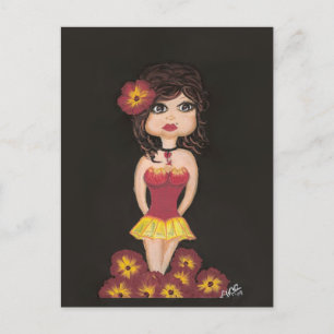 Girl Süsse Girl Postkarte